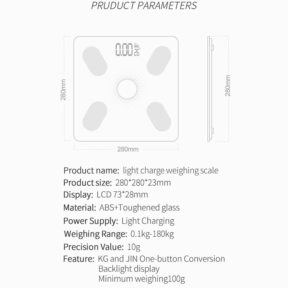 Solar with Bluetooth Scale