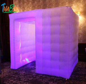 Portable photo booth cube tent