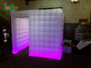 Portable photo booth cube tent
