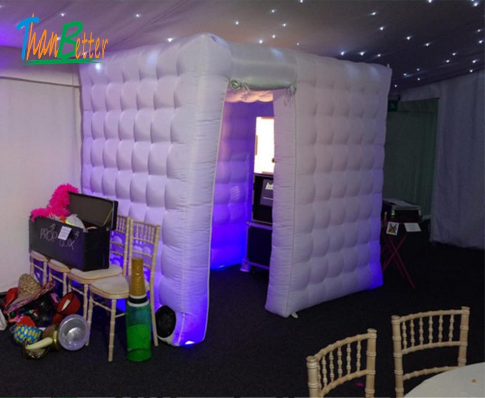 Portable photo booth cube tent
