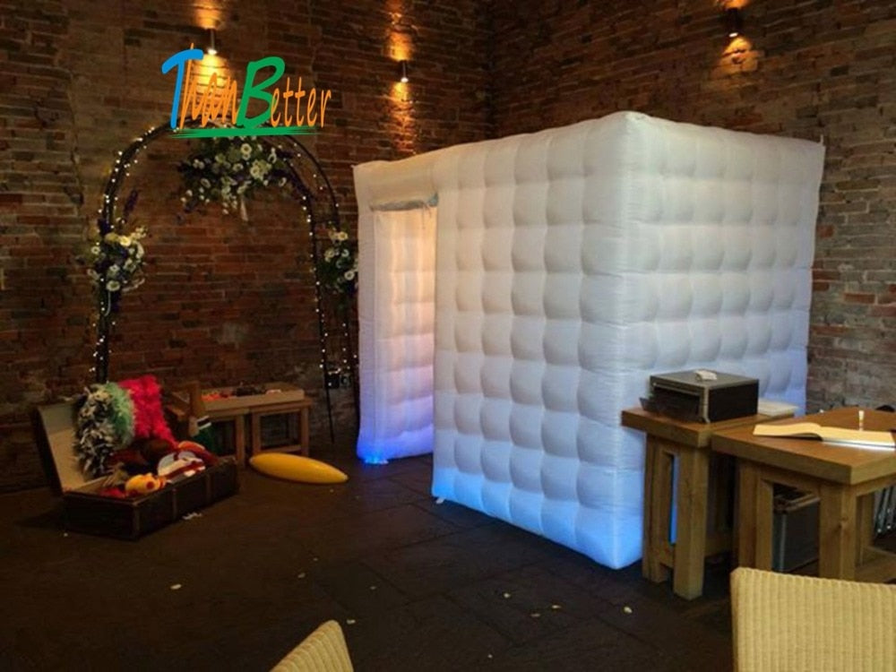 Portable photo booth cube tent