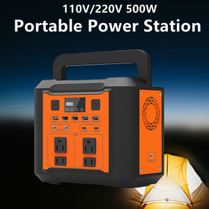 500W Portable Power Station 110V/220V
