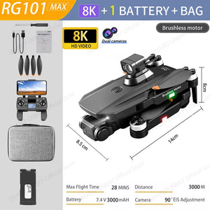 RG101 GPS Drone 8K Pro Dual HD Cam