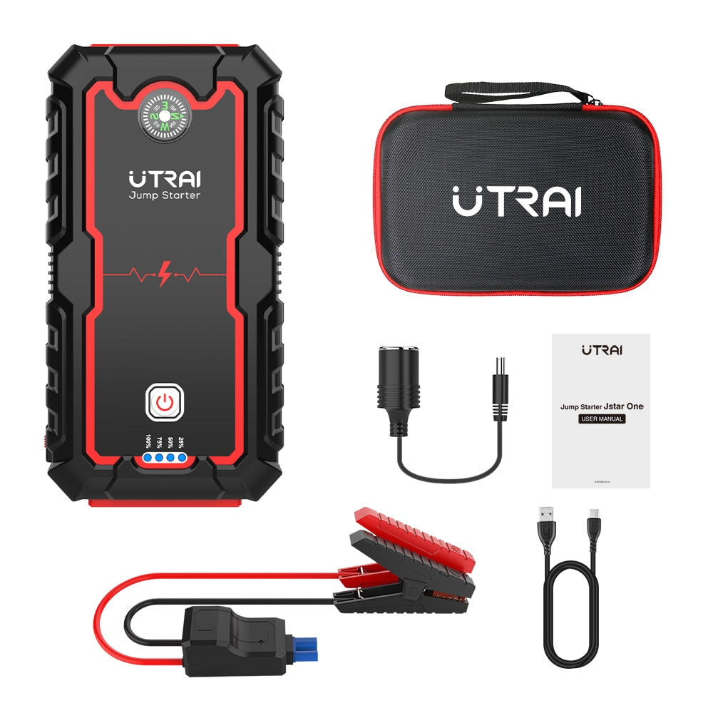Car Battery Starter, Charger & Inflator