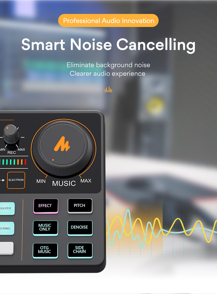 Rechargeable Microphone Mixer