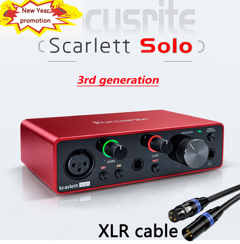 Scarlett Solo 3rd Gen amplifier