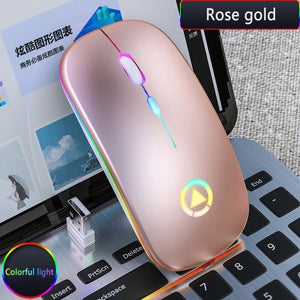 Wireless Mouse RGB Rechargeable Mouse