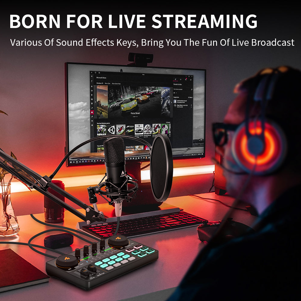 Rechargeable Microphone Mixer