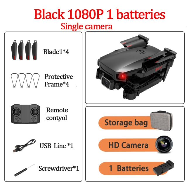 Mini RC Drone 4K HD Dual Camera