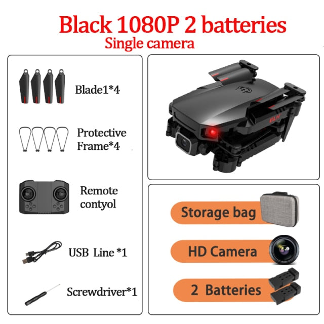 Mini RC Drone 4K HD Dual Camera