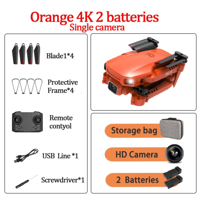 Mini RC Drone 4K HD Dual Camera