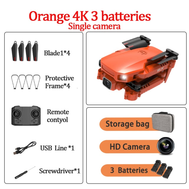 Mini RC Drone 4K HD Dual Camera