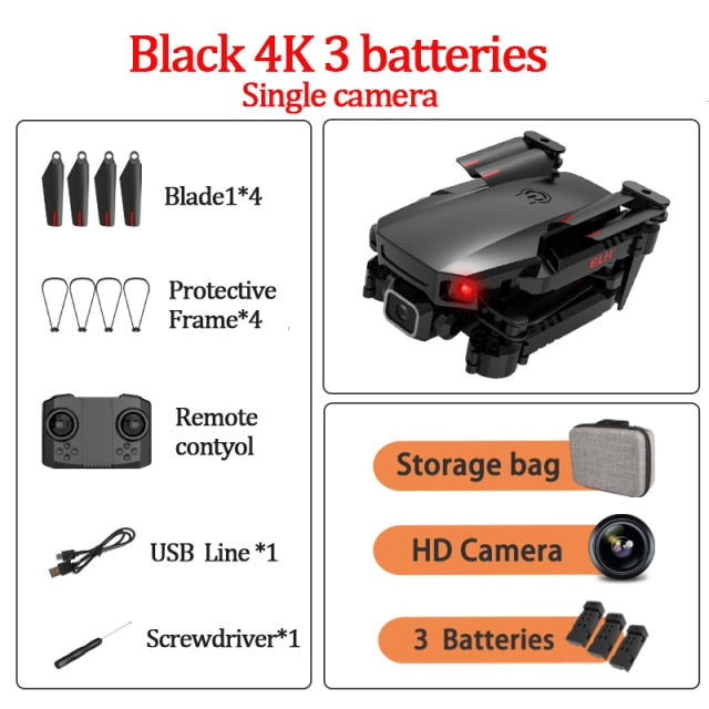 Mini RC Drone 4K HD Dual Camera