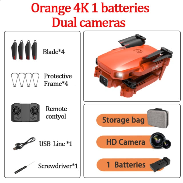 Mini RC Drone 4K HD Dual Camera