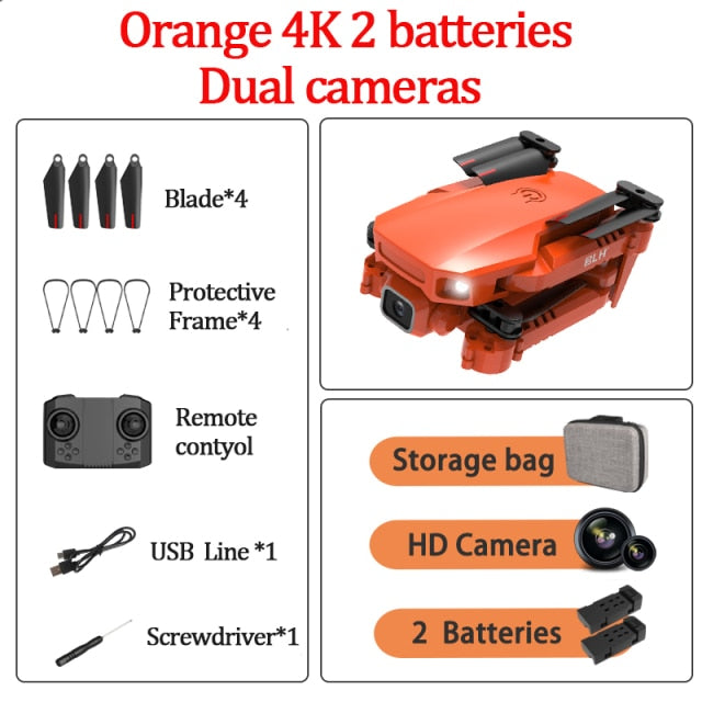 Mini RC Drone 4K HD Dual Camera