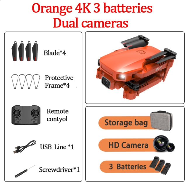 Mini RC Drone 4K HD Dual Camera