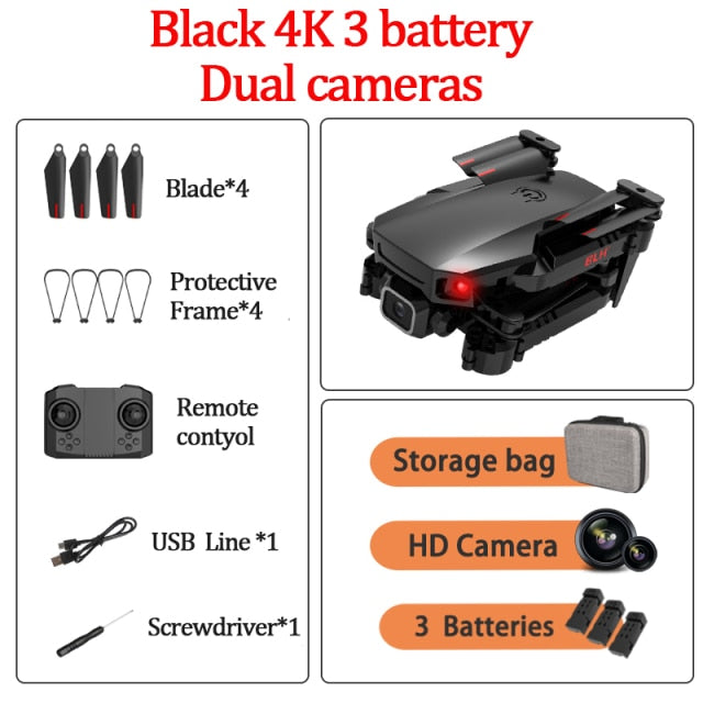 Mini RC Drone 4K HD Dual Camera