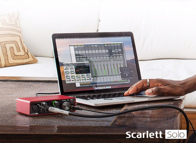 Scarlett Solo 3rd Gen amplifier