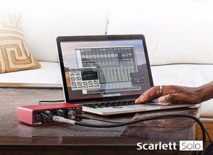 Scarlett Solo 3rd Gen amplifier