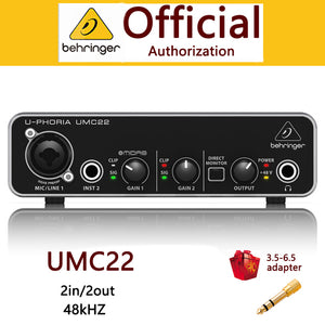 BEHRINGER umc22 audio Amplifier