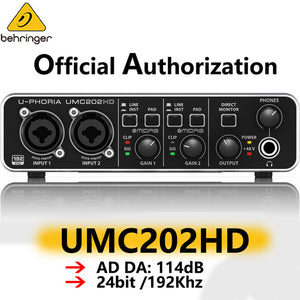BEHRINGER umc22 audio Amplifier